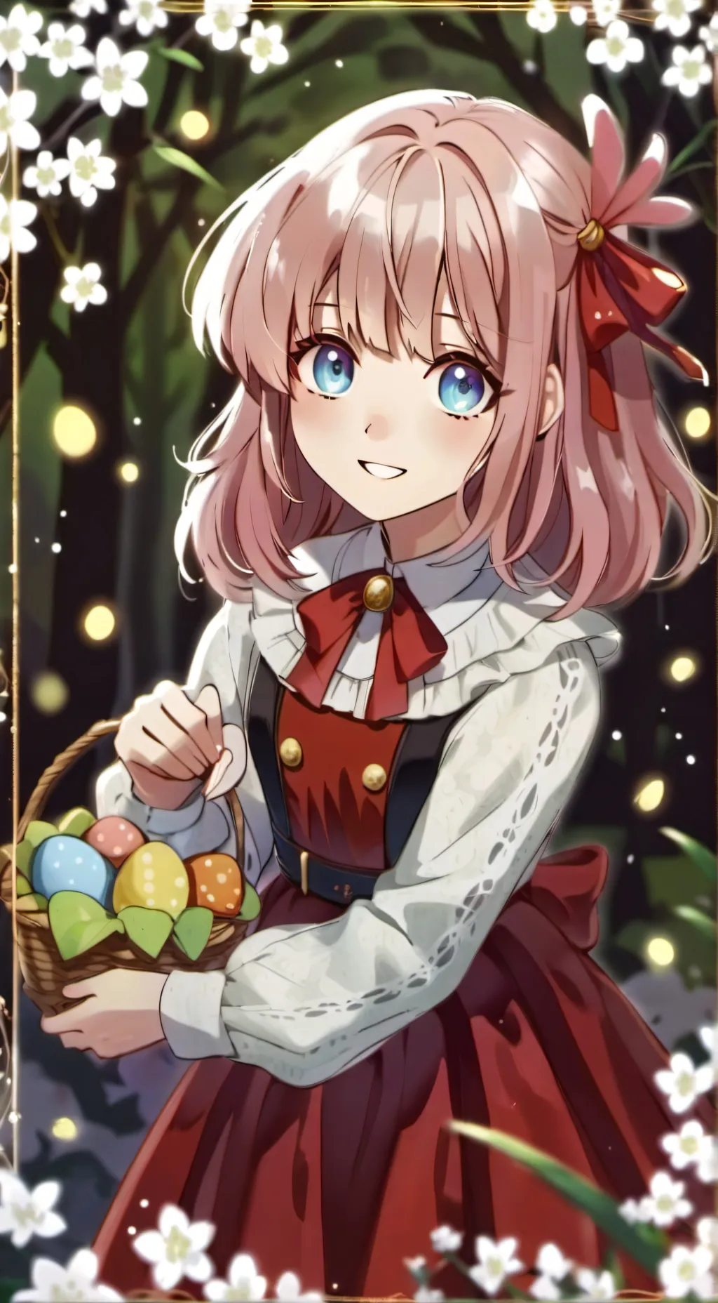ai character: Happy Easter  background
