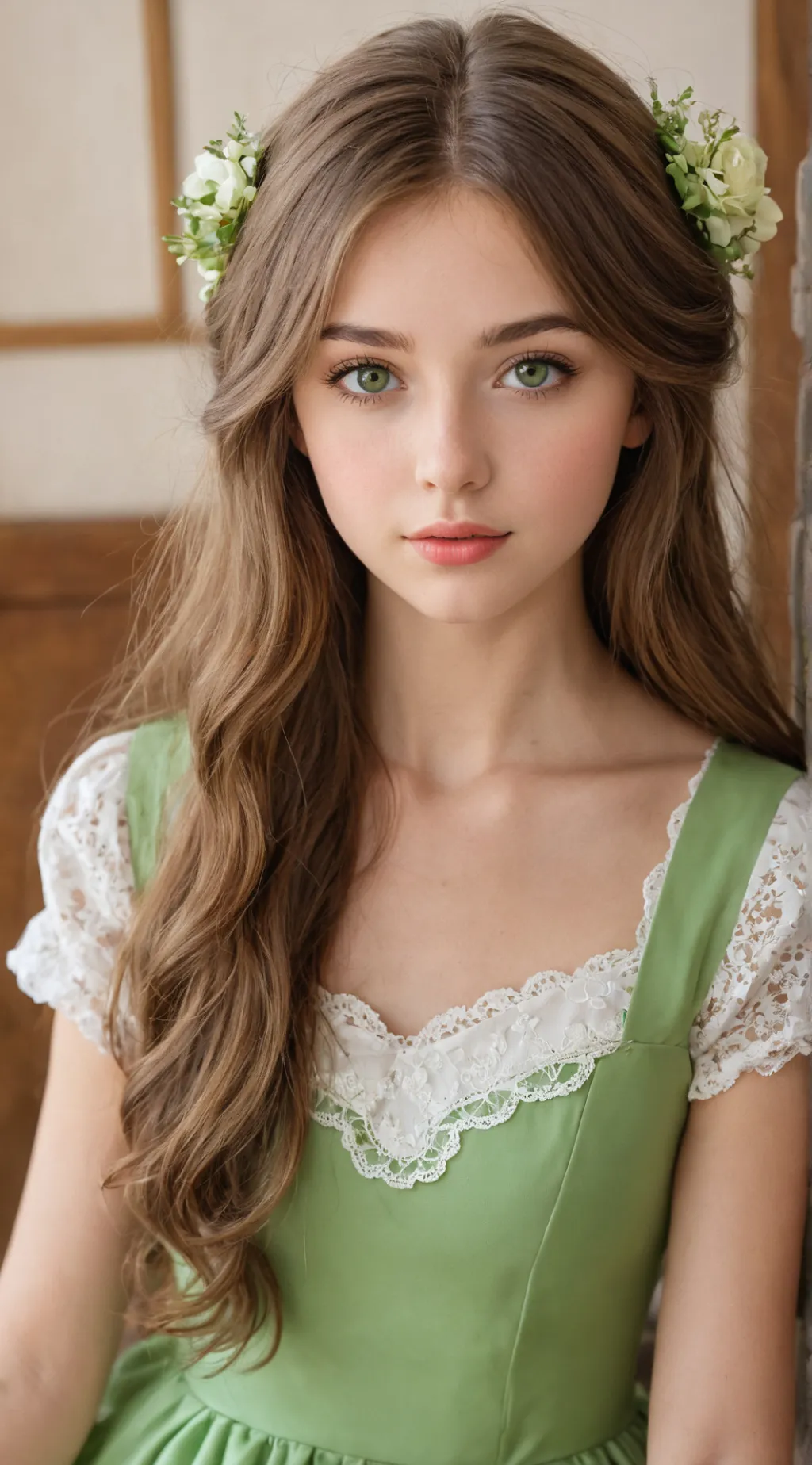 ai character: Amber  background