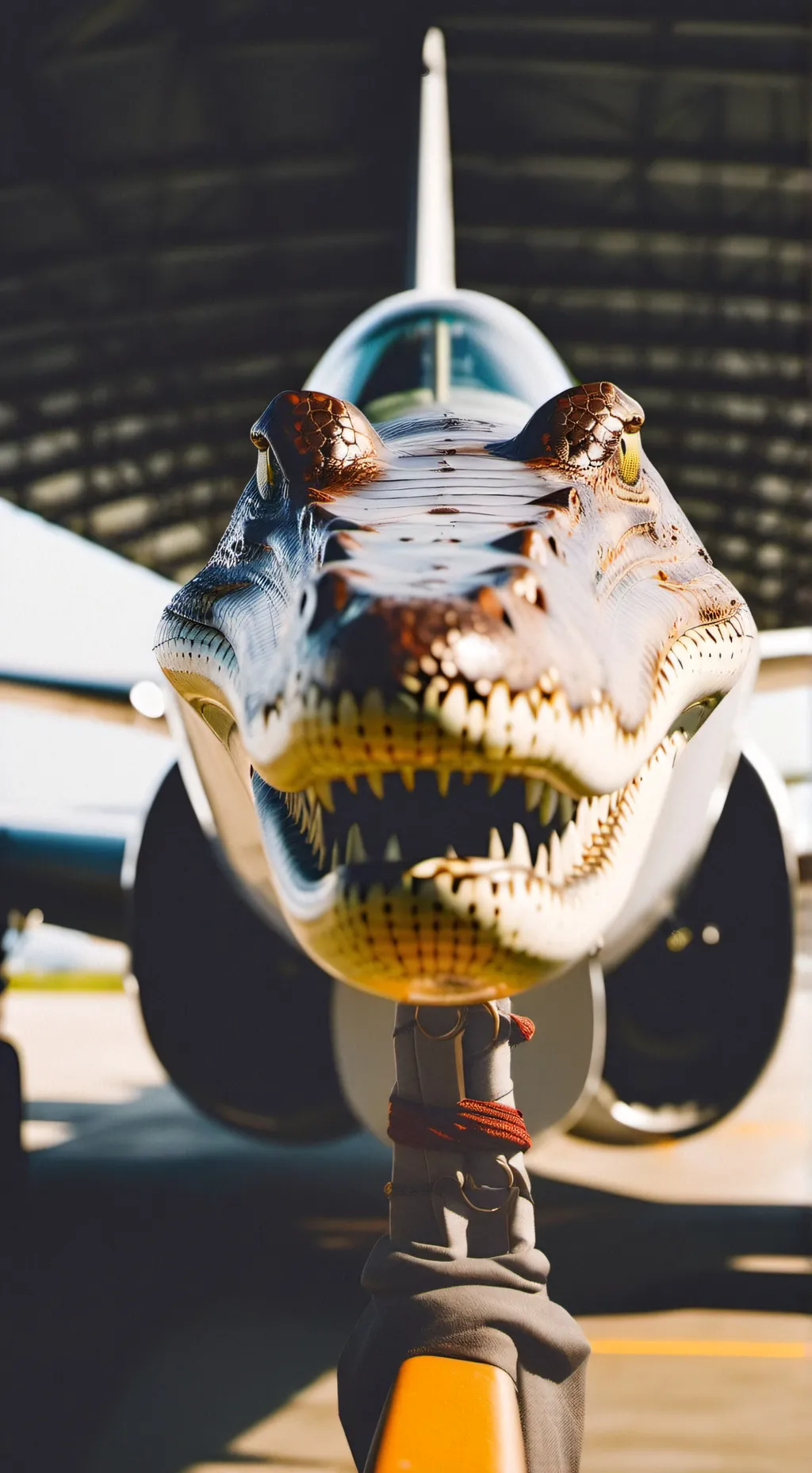 ai character: bombadinocrocdilo background