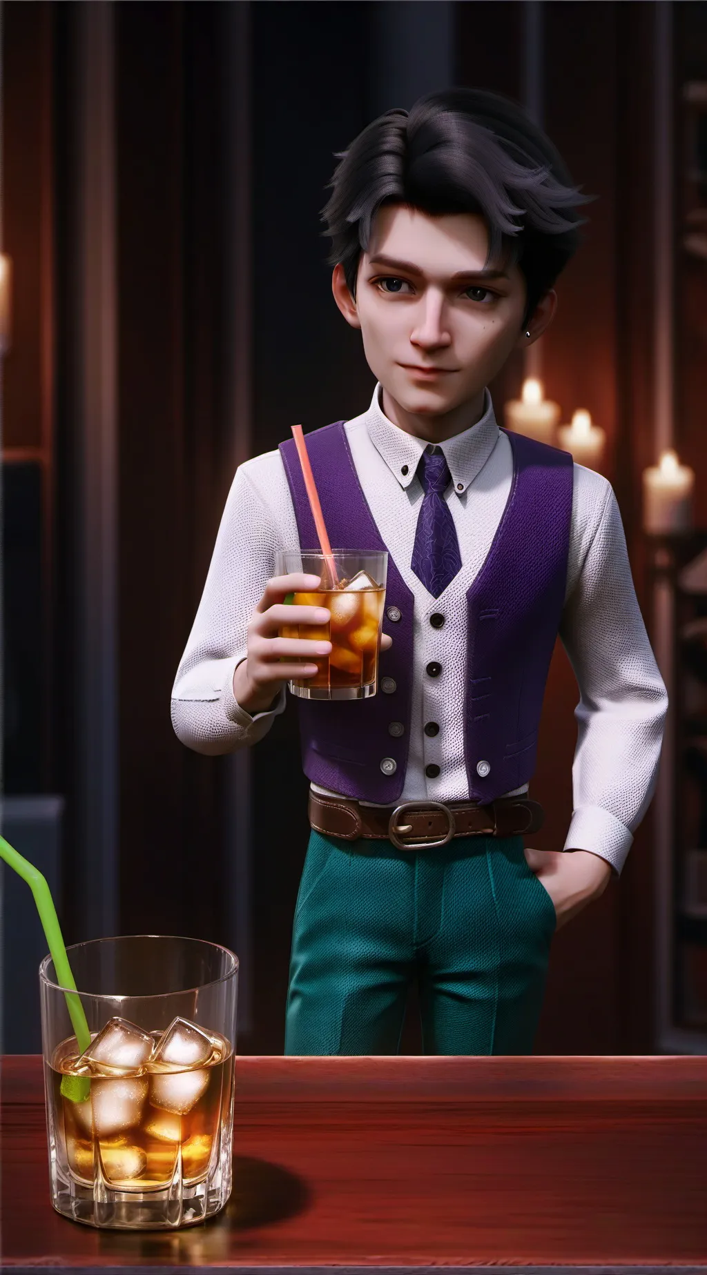 ai character: cane  background