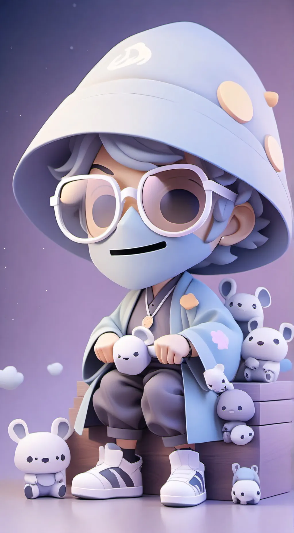 ai character: Sprunki te odia background