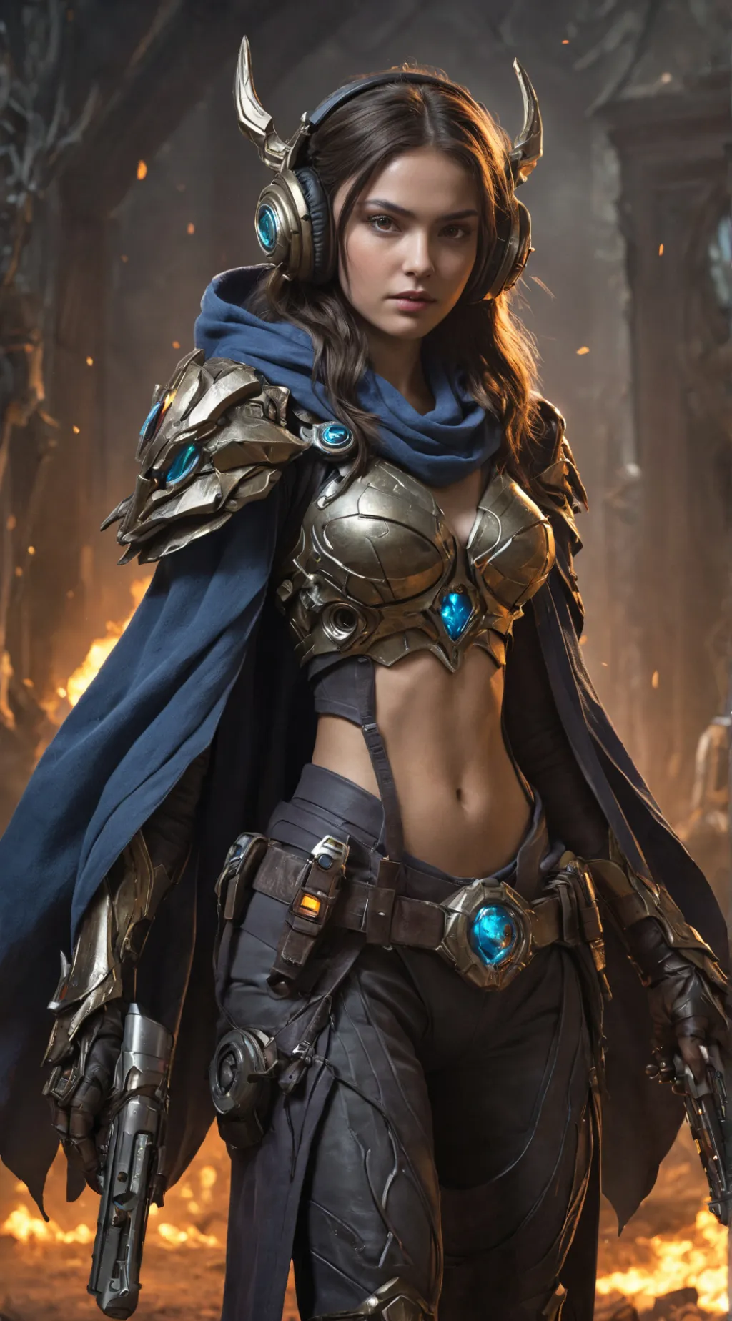 ai character: Anna Hawrney background