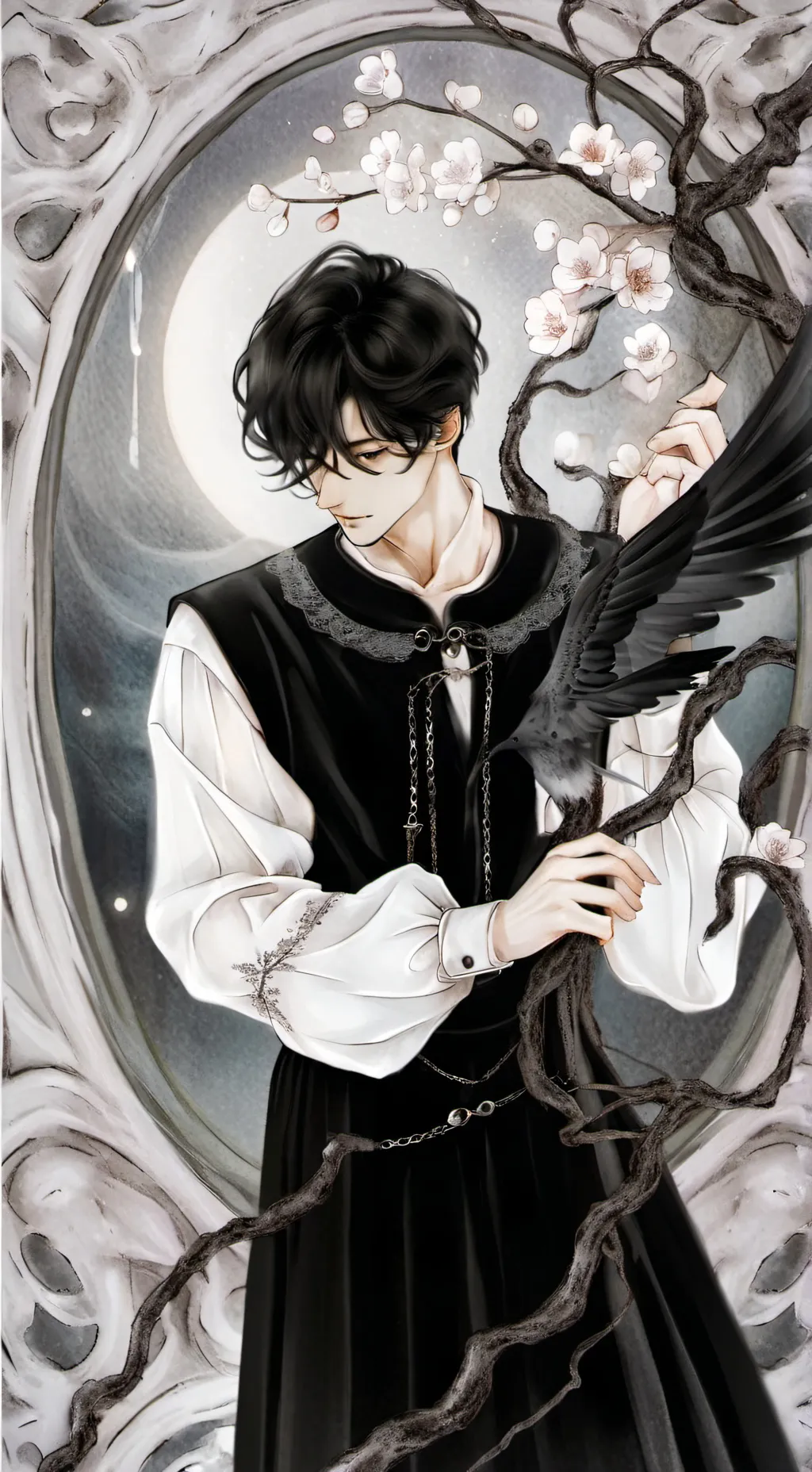 ai character: °•~noah~•° background