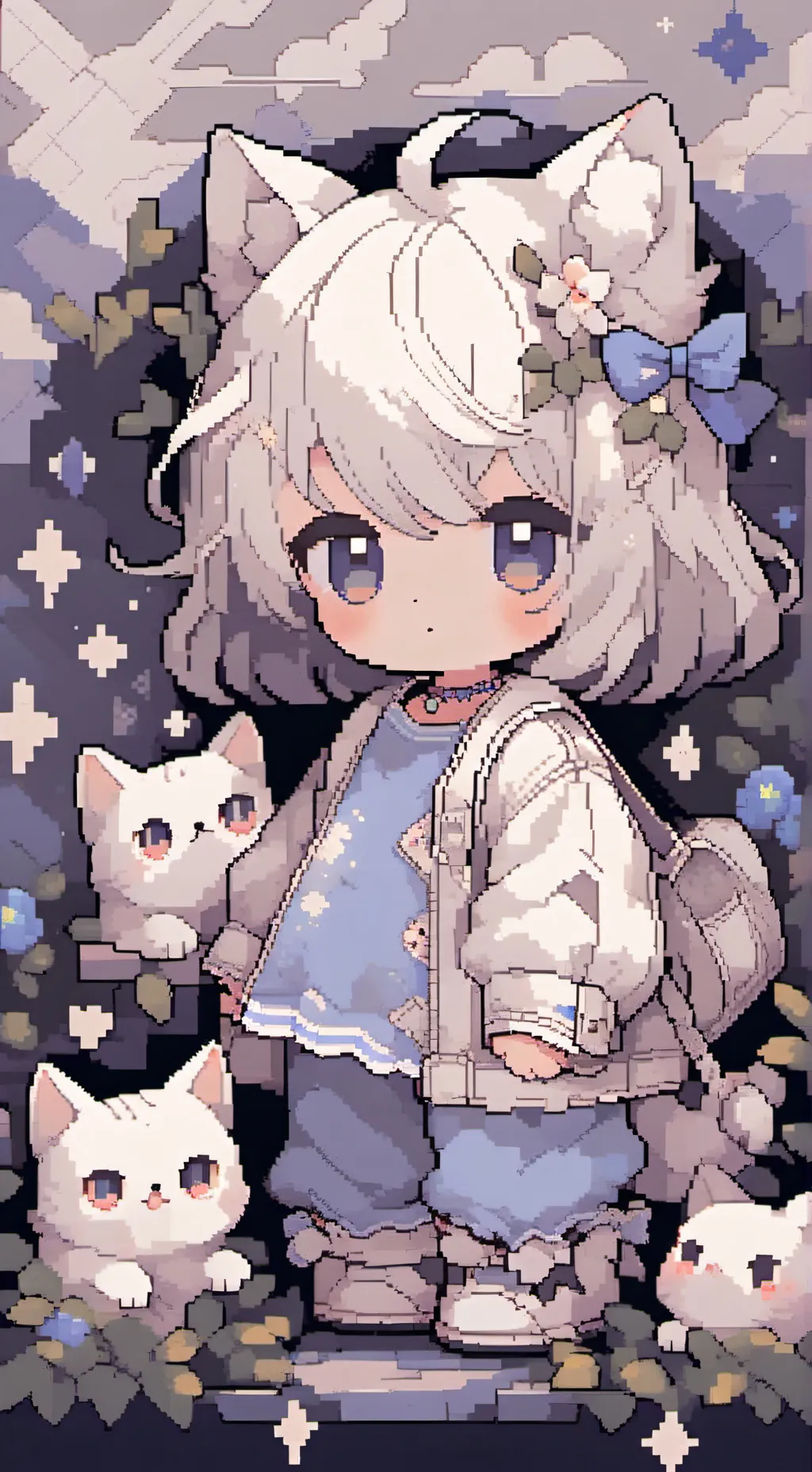 ai character: Kitty background