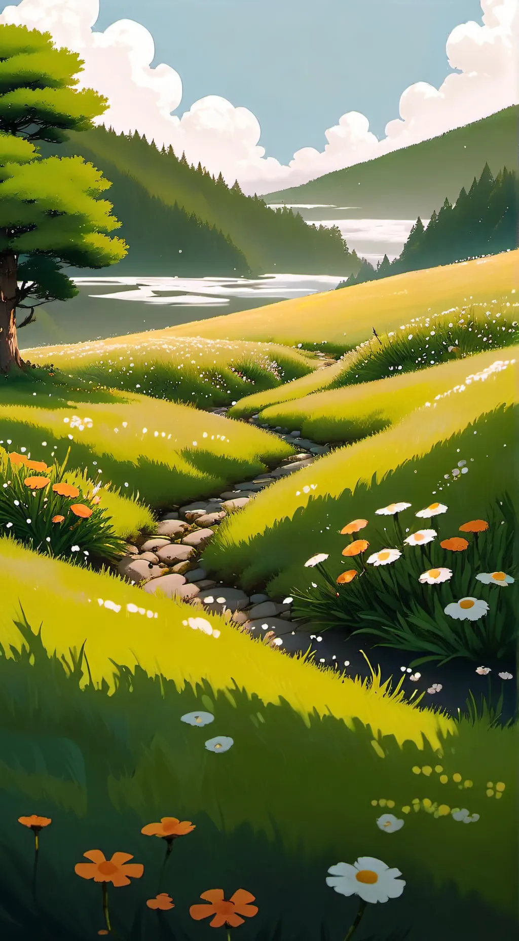 ai character: Dandys world  background