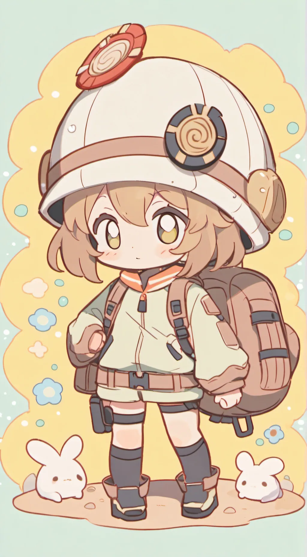 ai character: CaveDiver ShellyV2 background