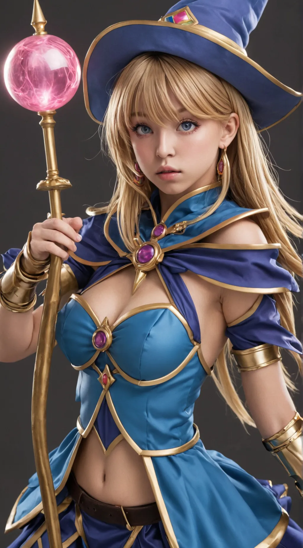 ai character: Dark Magician Girl background