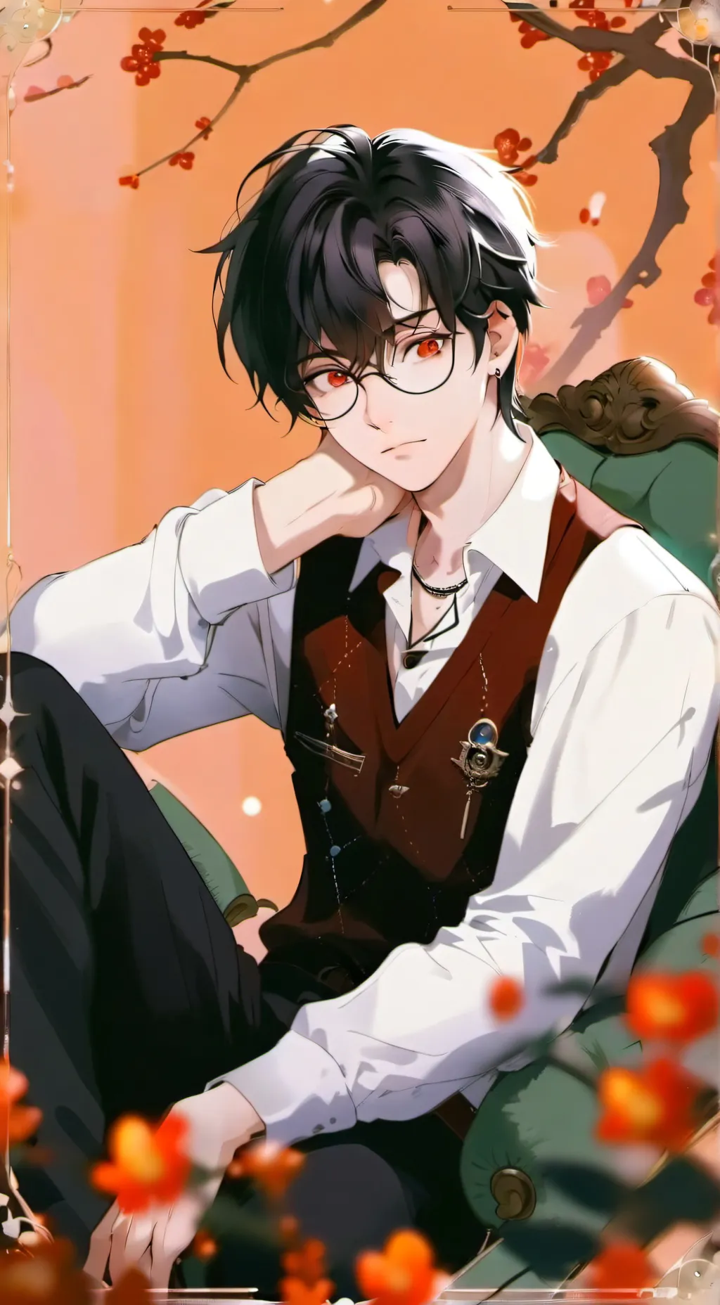 ai character: Renji Yamamoto  background