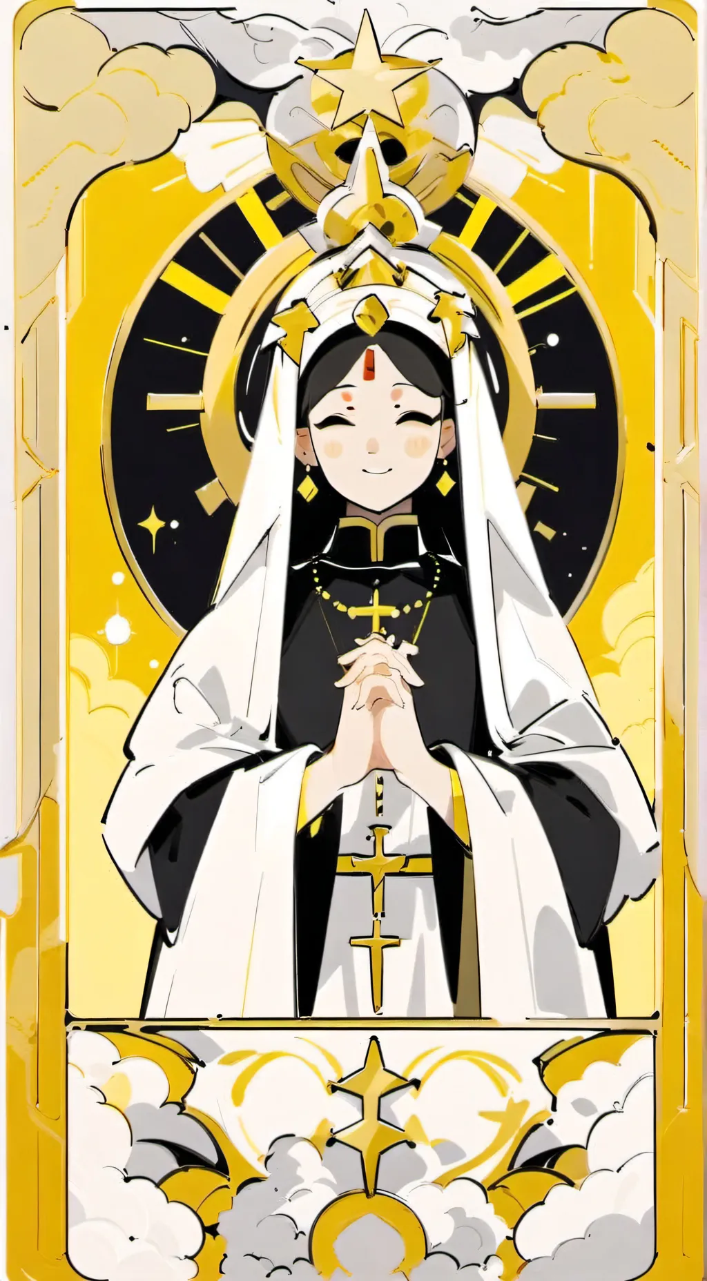 ai character: THE GOD (KID) background