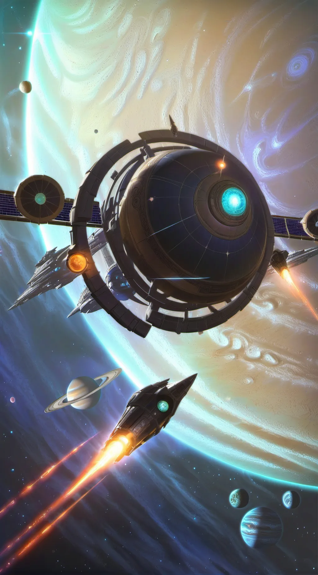 ai character: SolarBalls RG background