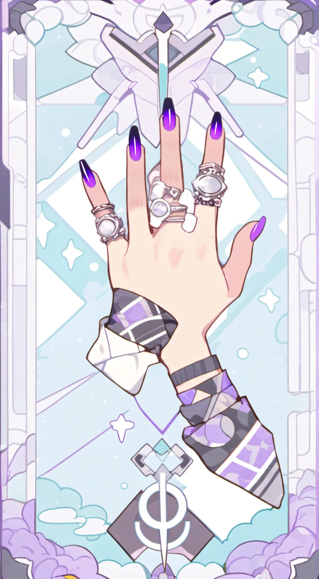 ai character: Nail Artist  background