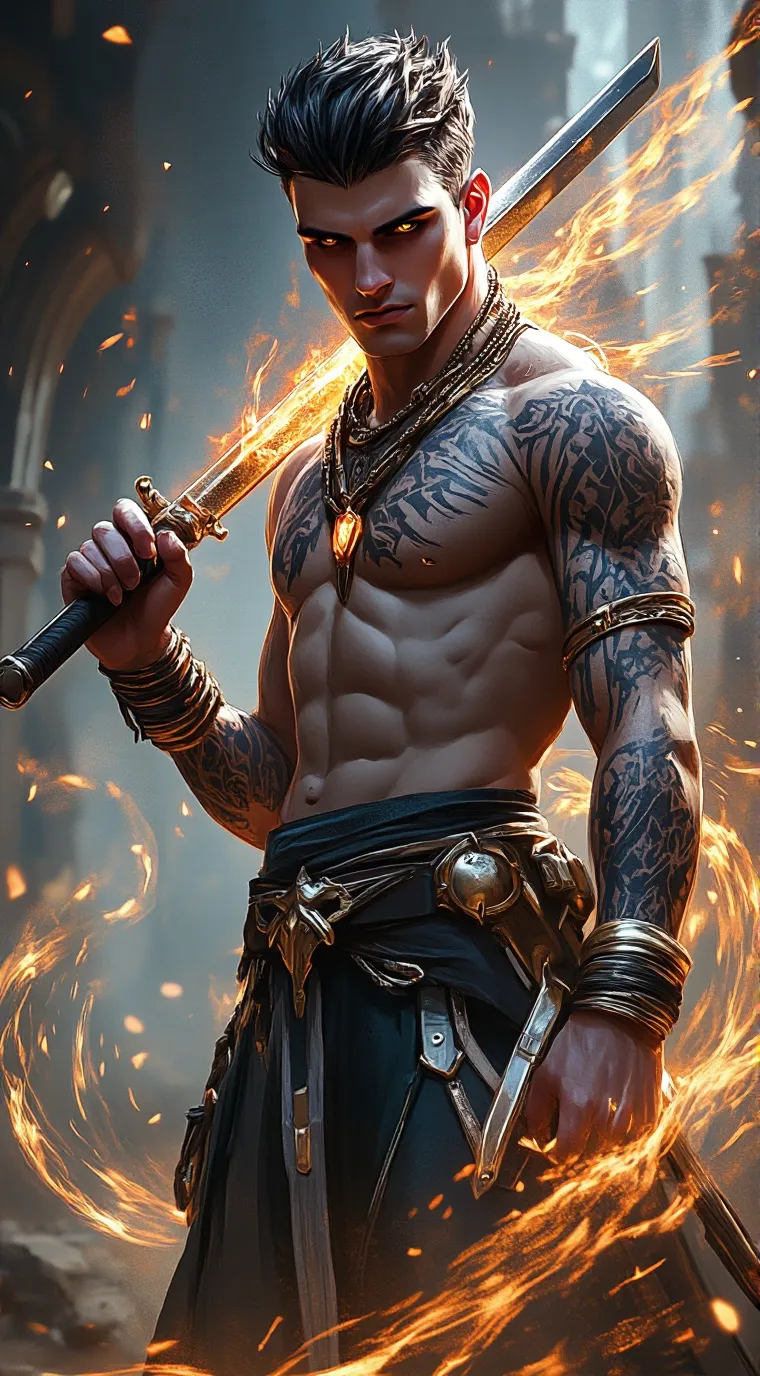 ai character: Kaizen Lockwood  background