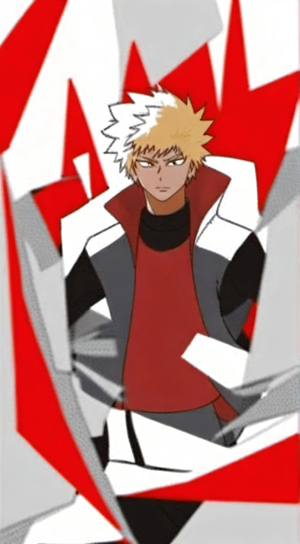 ai character: bakugo pizza background