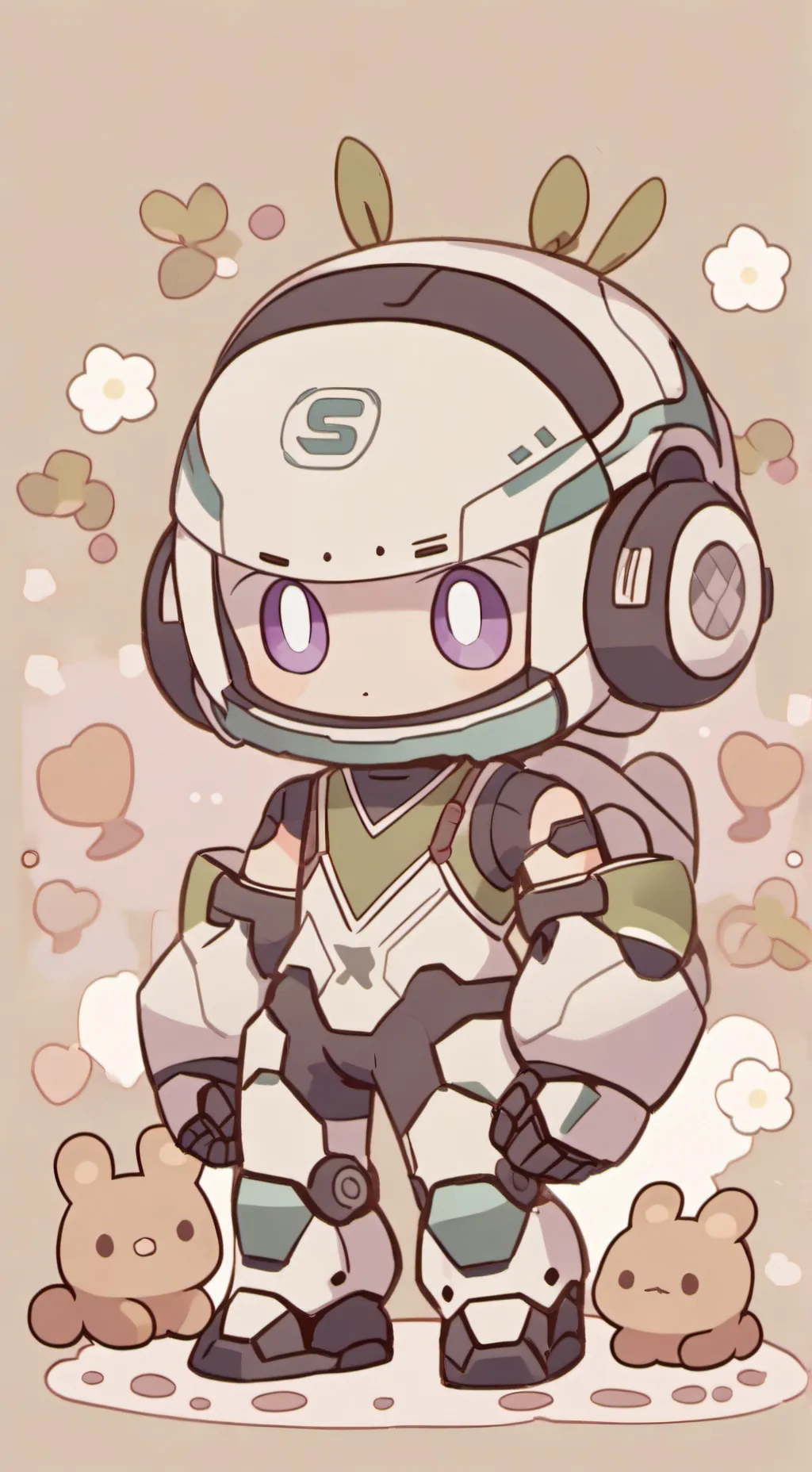 ai character: sprunki bebes background