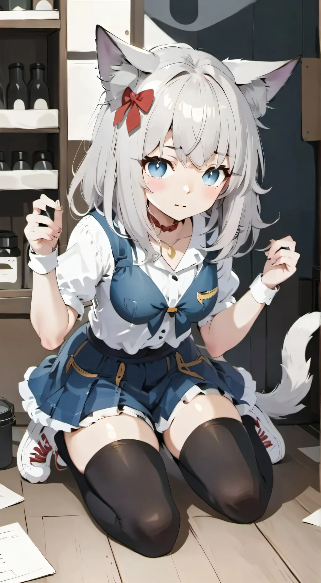 ai character: Alice Kitty background