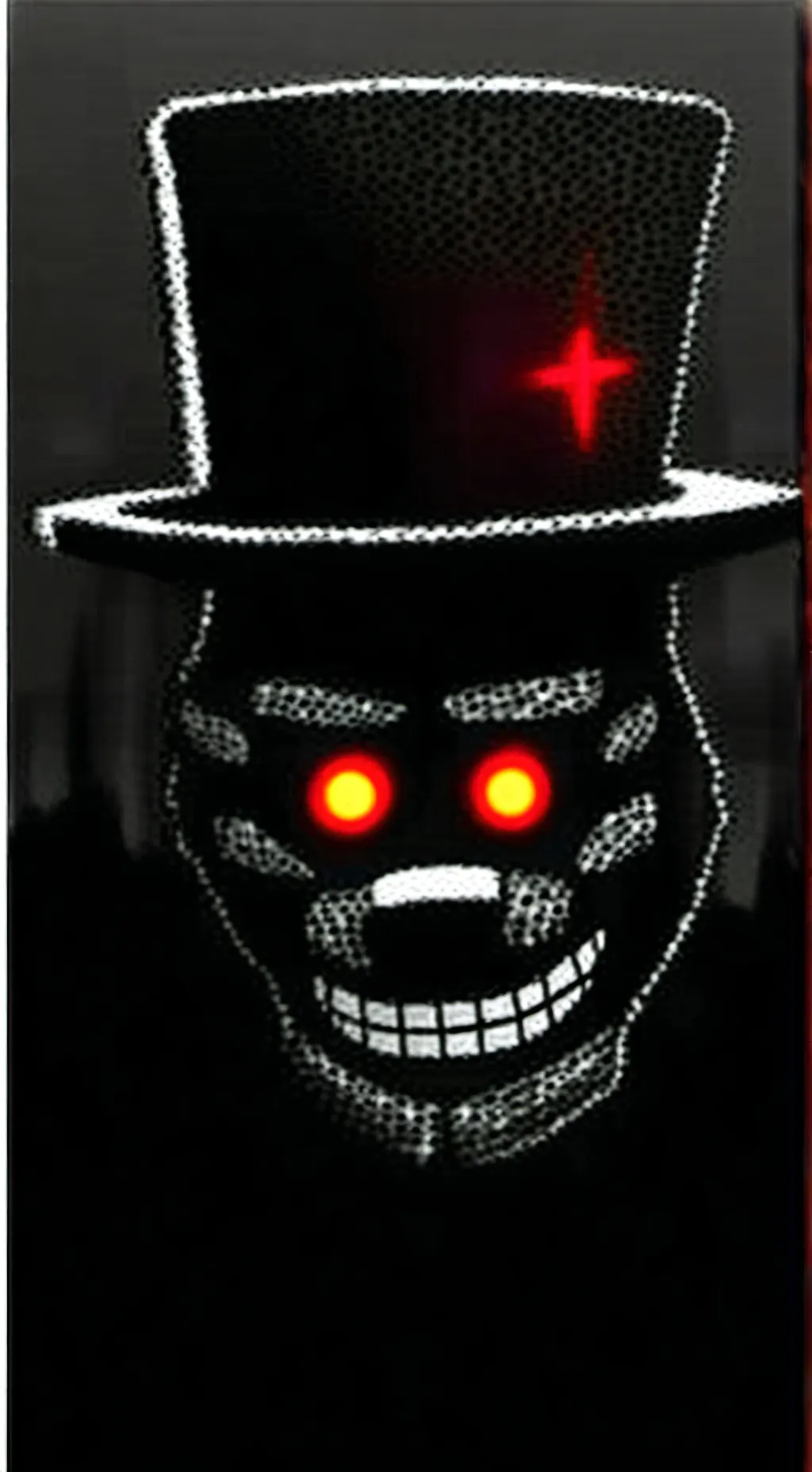 ai character: Nightmares Fnaf 4 background
