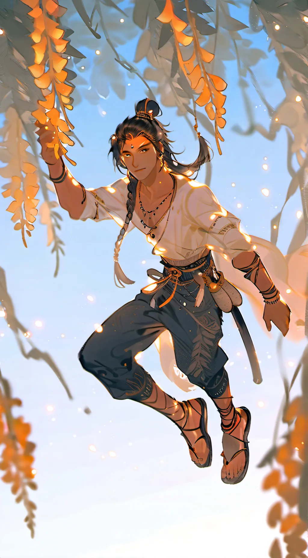 ai character: Саша background