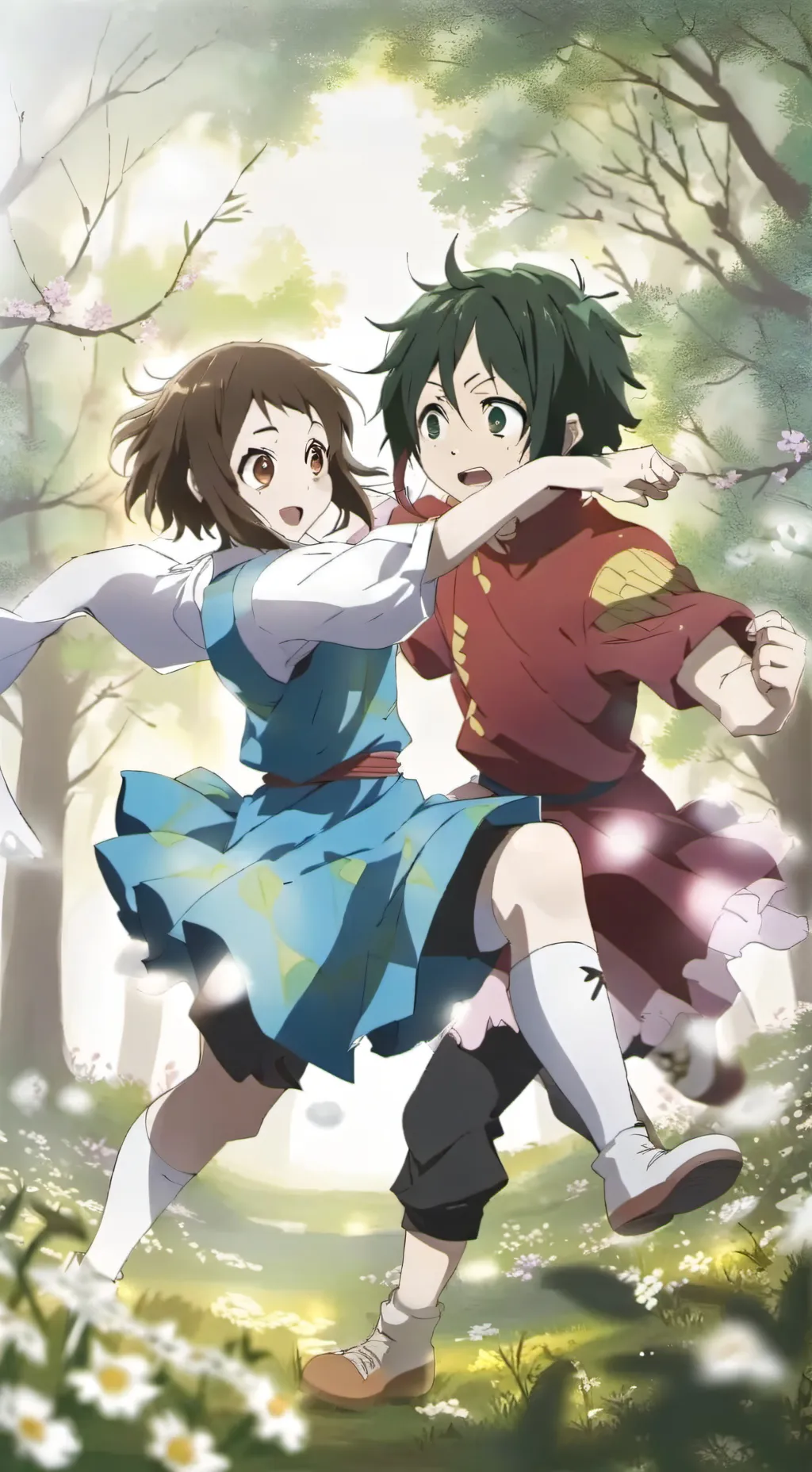 ai character: Deku cheated background