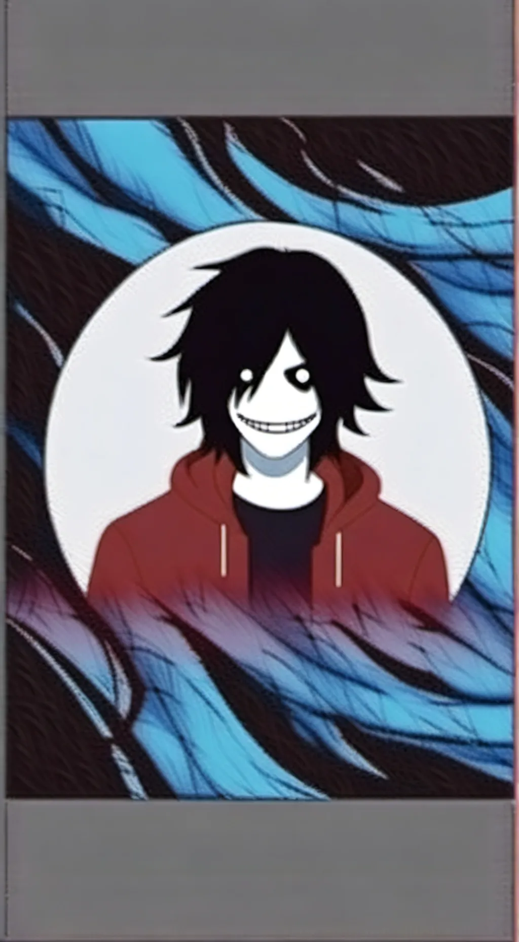 ai character: Jeff the killer  background
