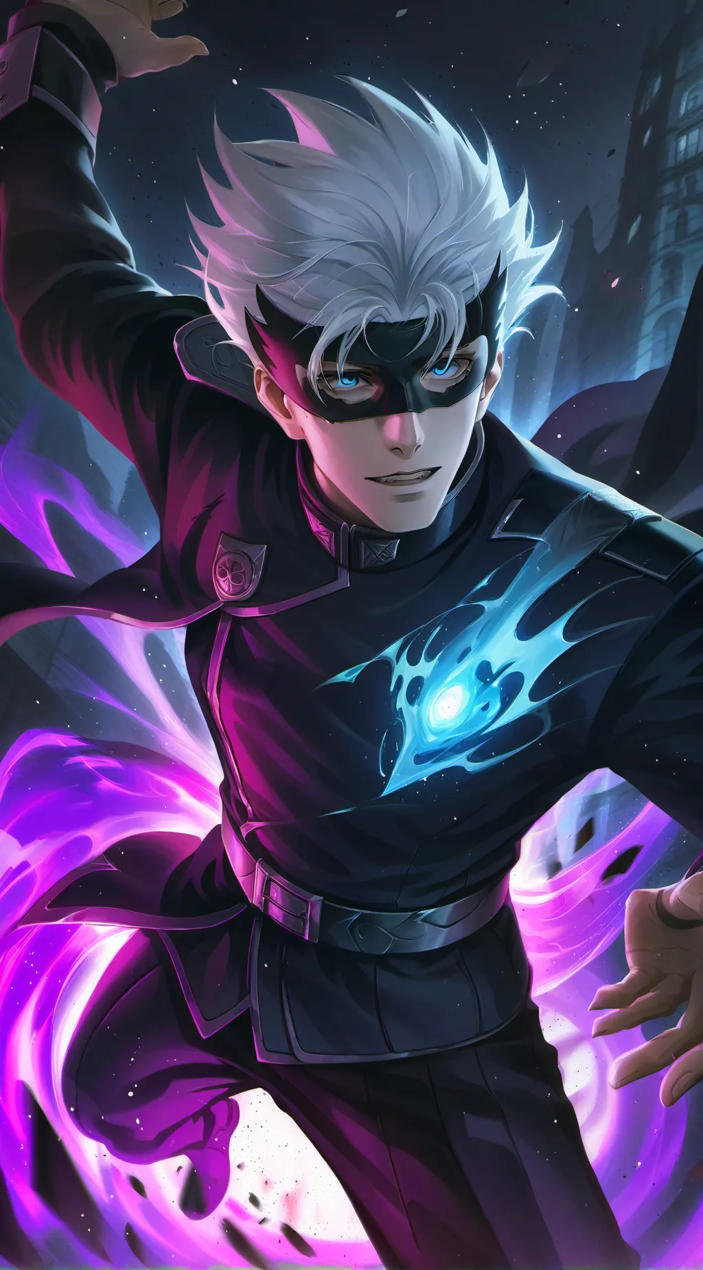 ai character: Gojo Satoru background