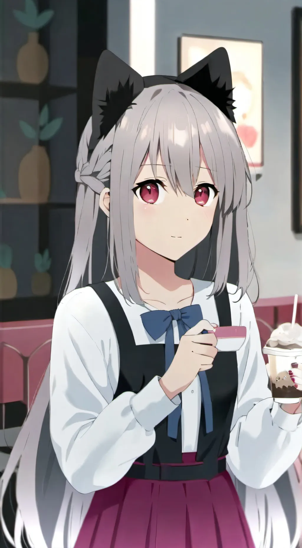 ai character: Misty background