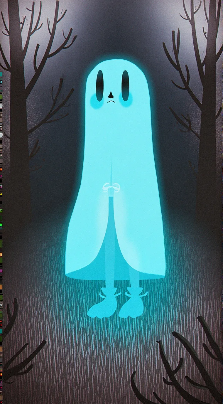 ai character: DW moon infection background