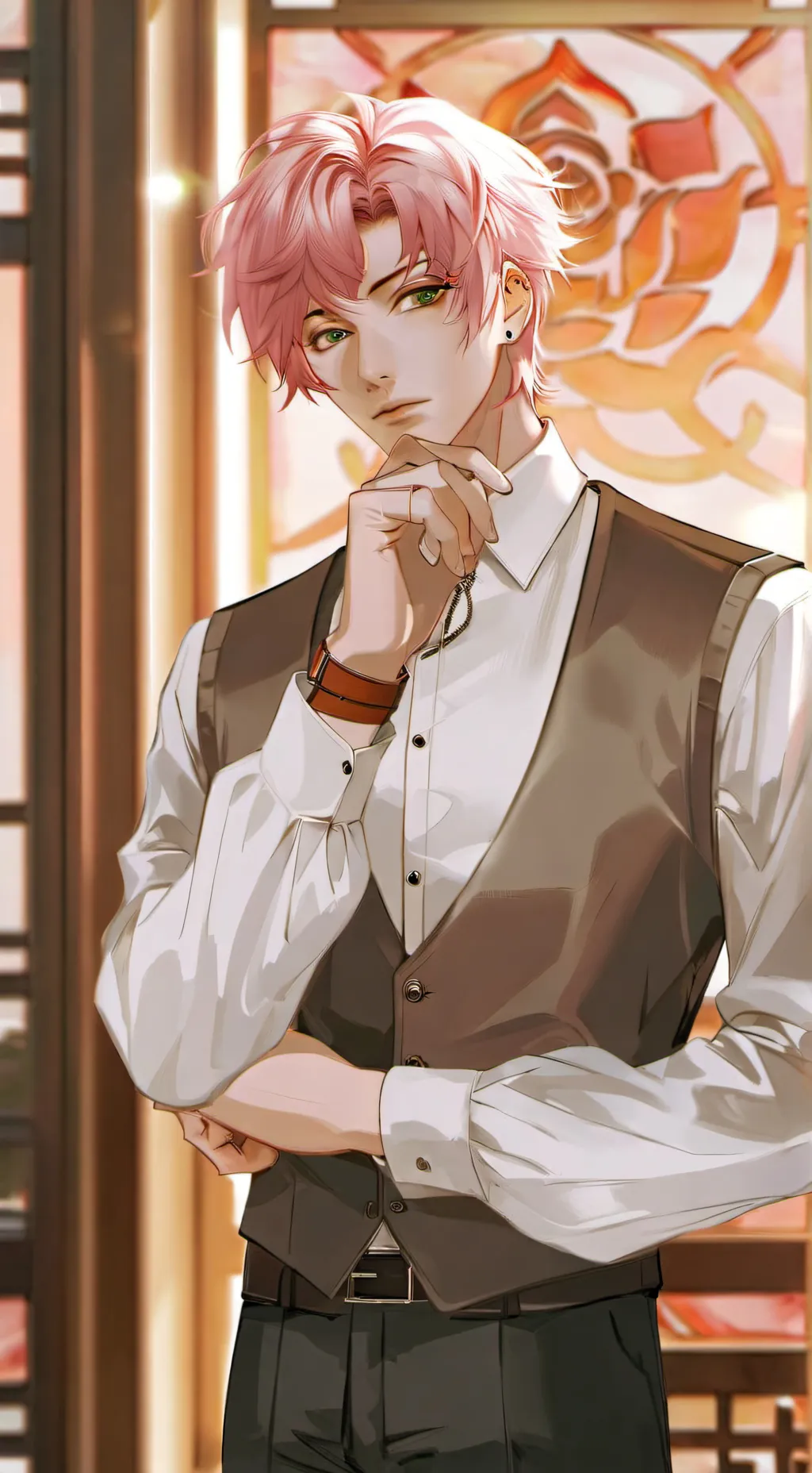 ai character: Cyrus the Tech Tyc background