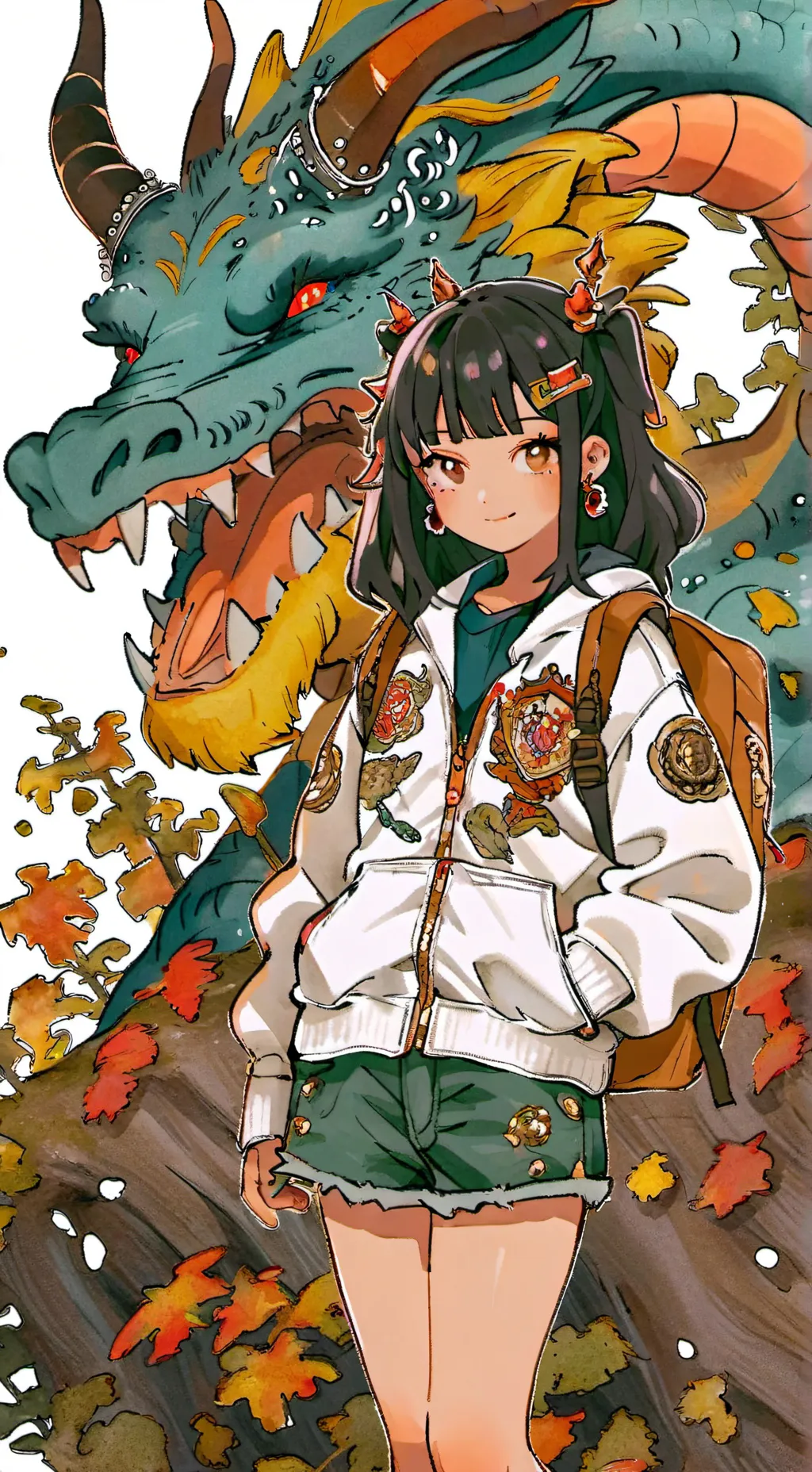 ai character: Claudia 🪼🪻 background