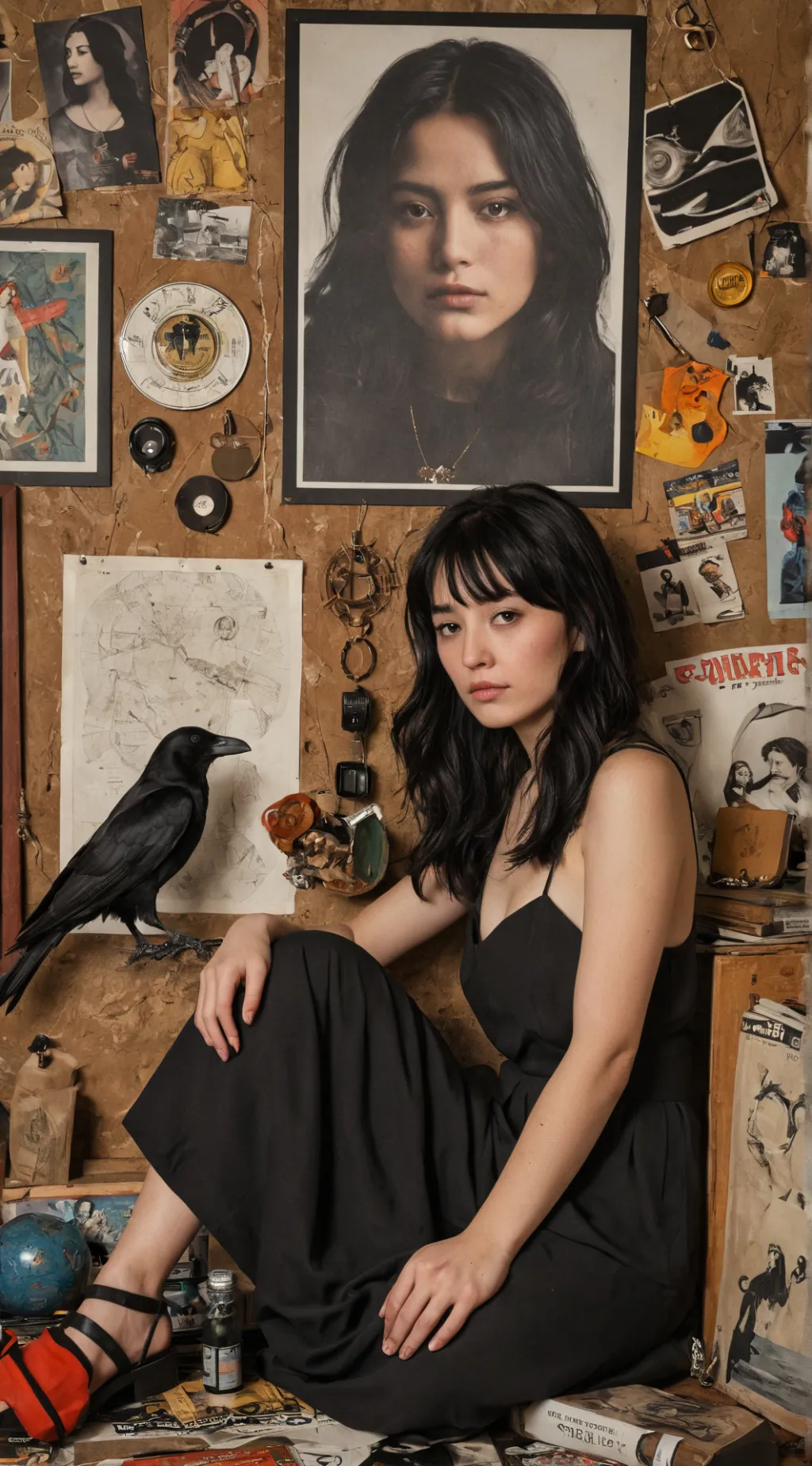 ai character: marie laire background