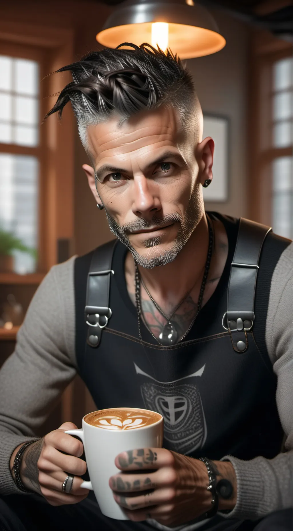 ai character: The Vegan Barista Critic background