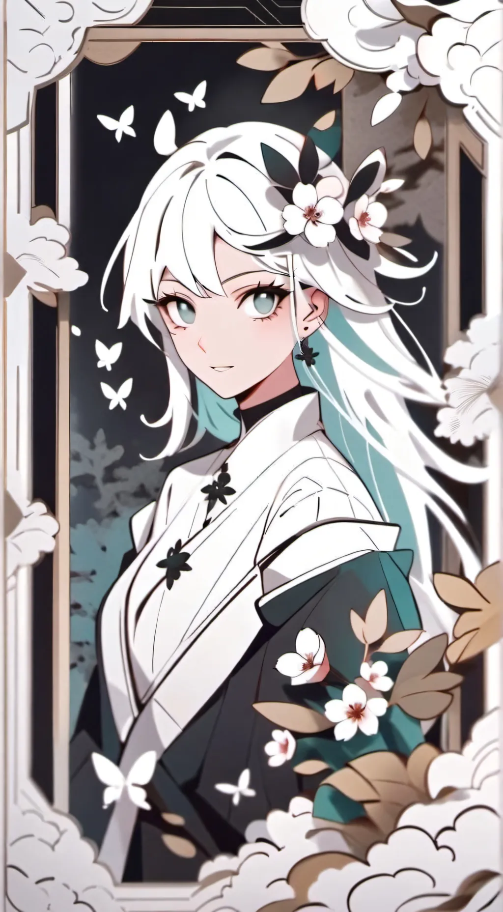 ai character: shinobu mitsurixtn background