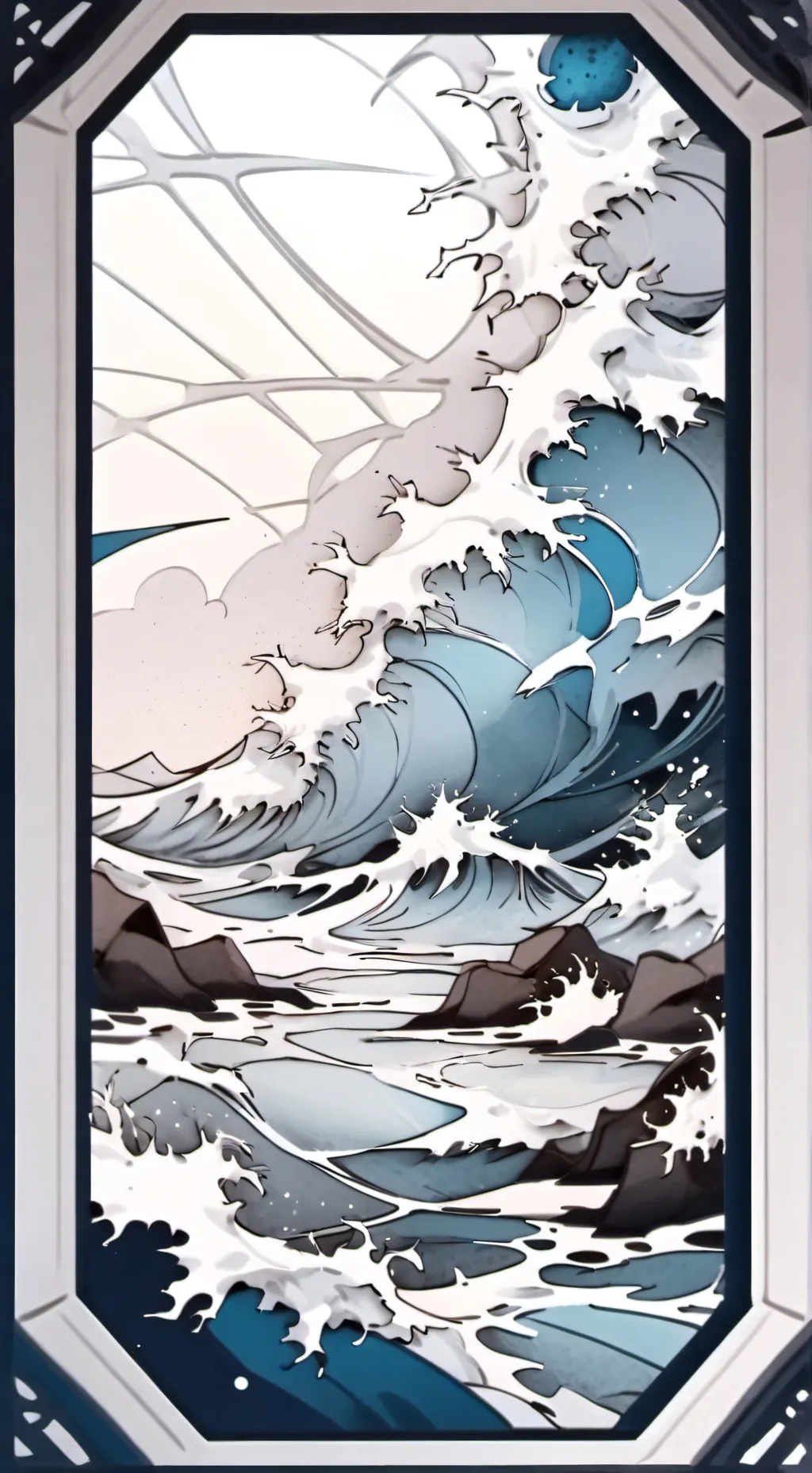 ai character: Planeta solitário background