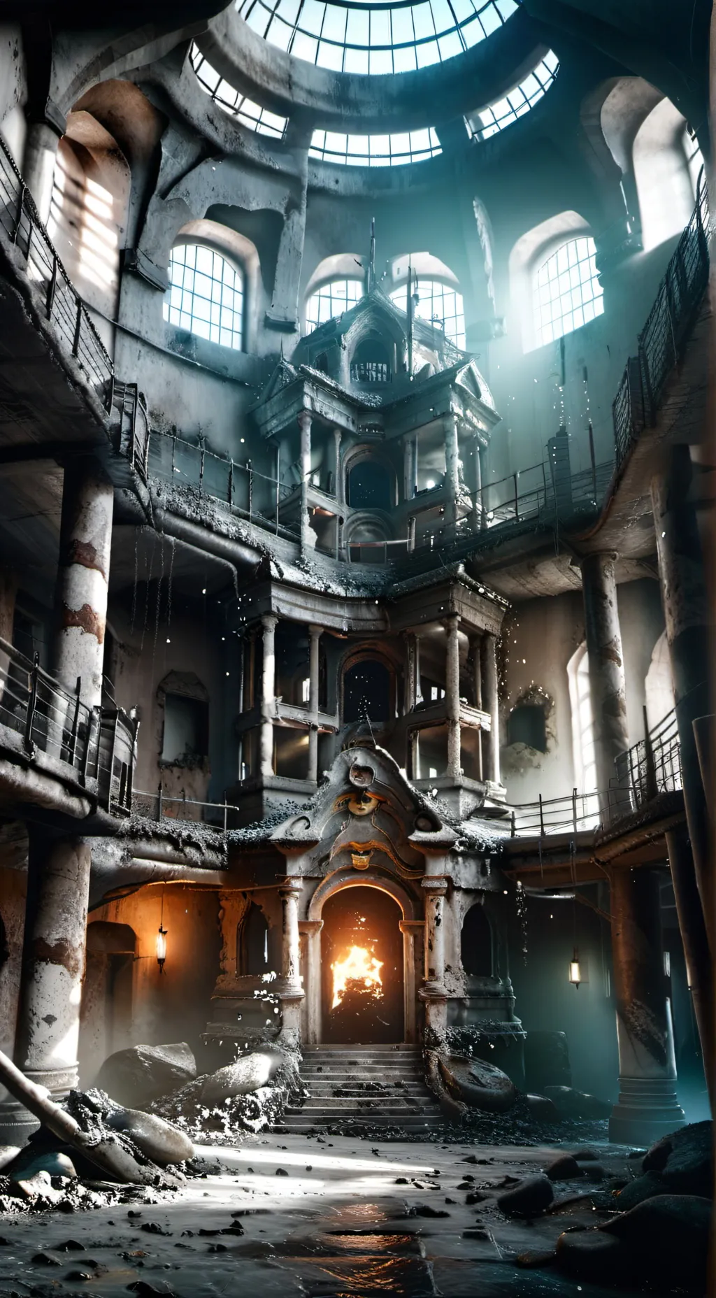 ai character: prison background