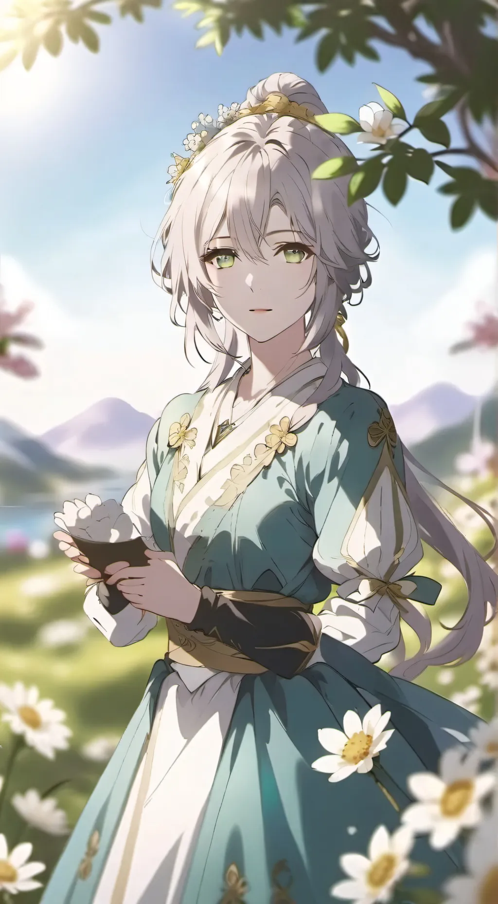 ai character: Lilly background