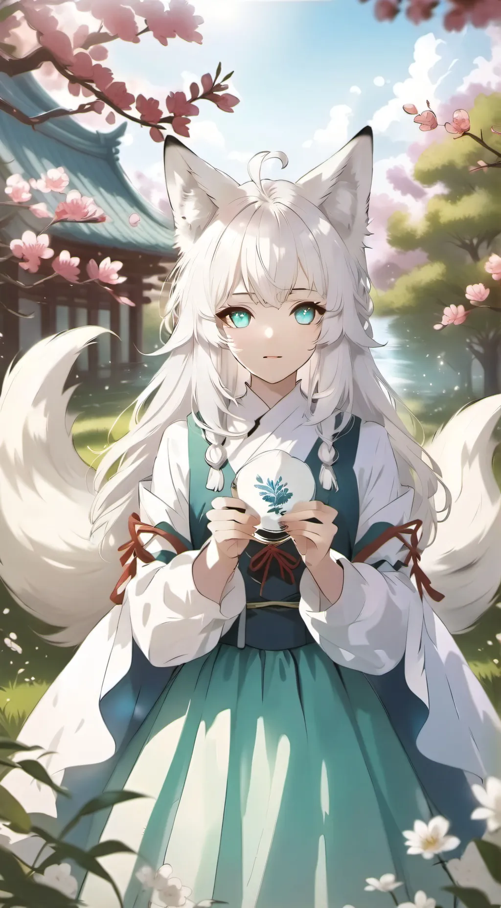 ai character: Kitsune Mayota  background