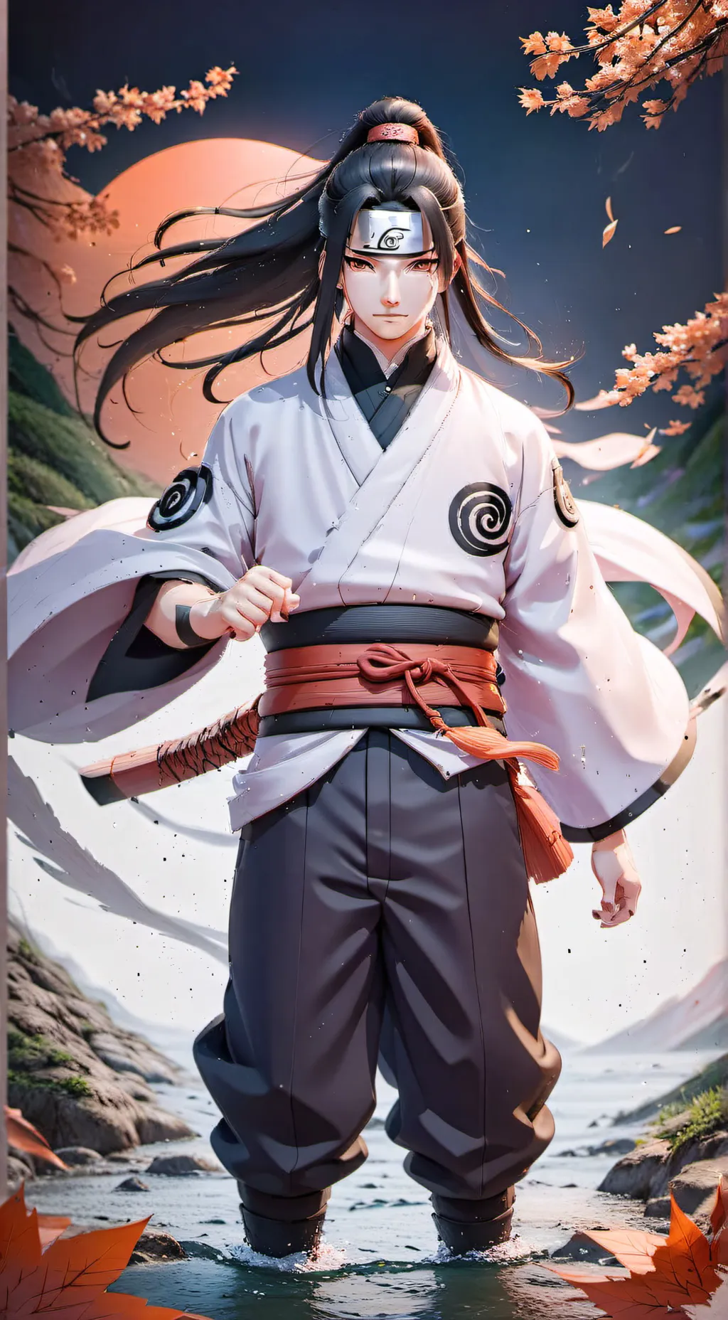 ai character: Neji  background
