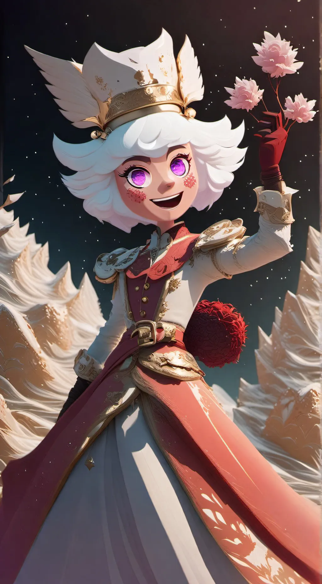 ai character: Queen Nubess background