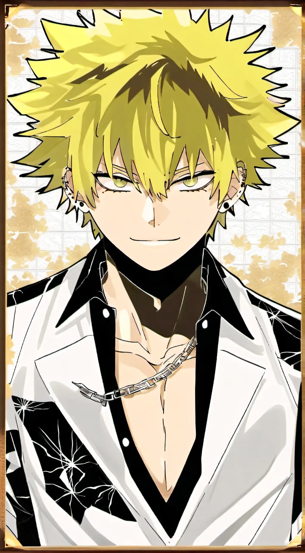 ai character: Bakugo mha🎉 background