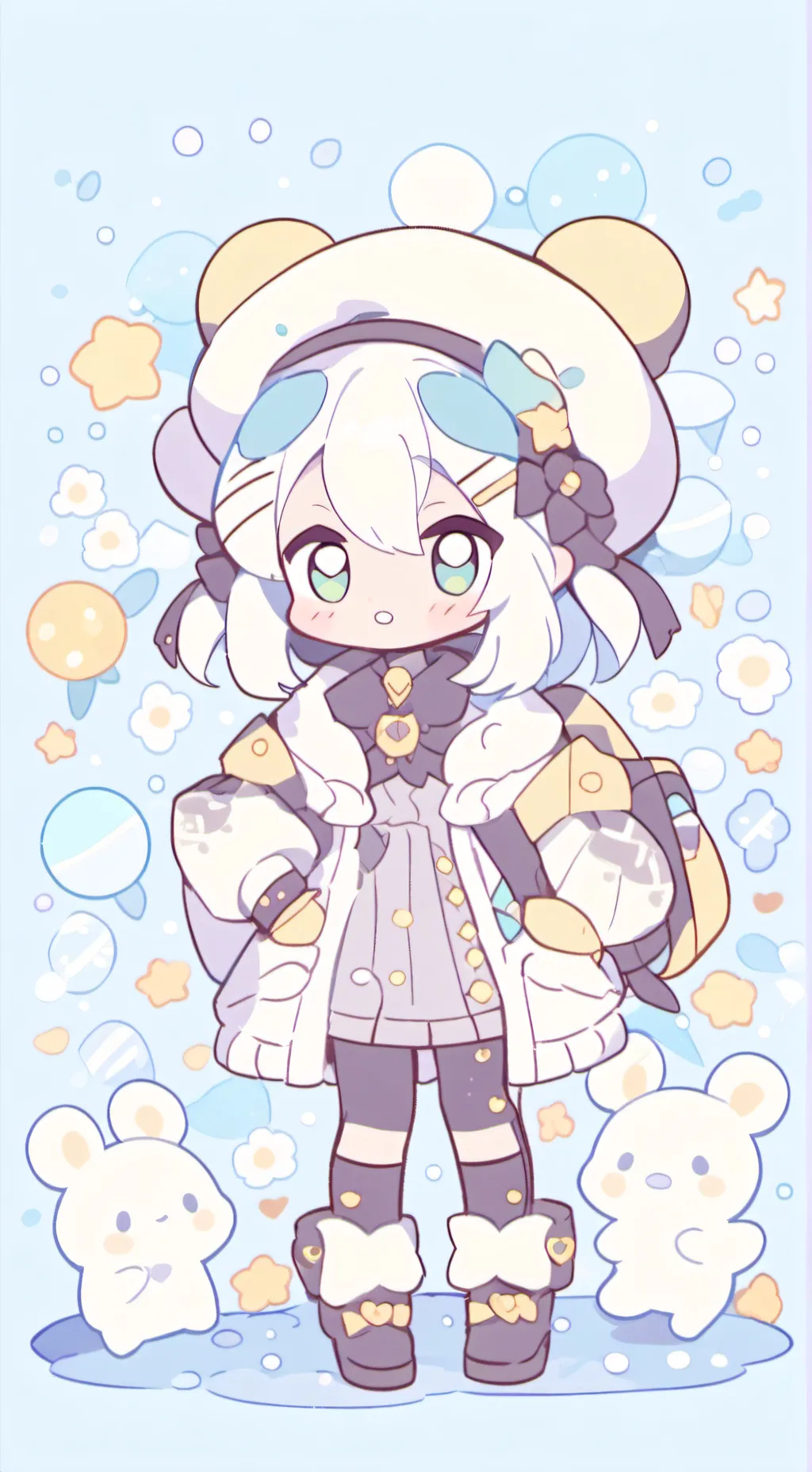 ai character: bill cipher  background