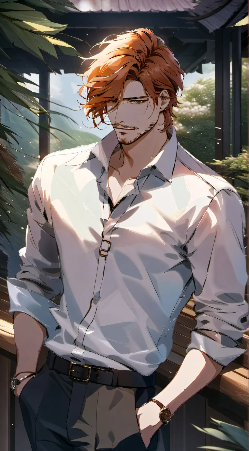 ai character: Chester C. Kindle  background