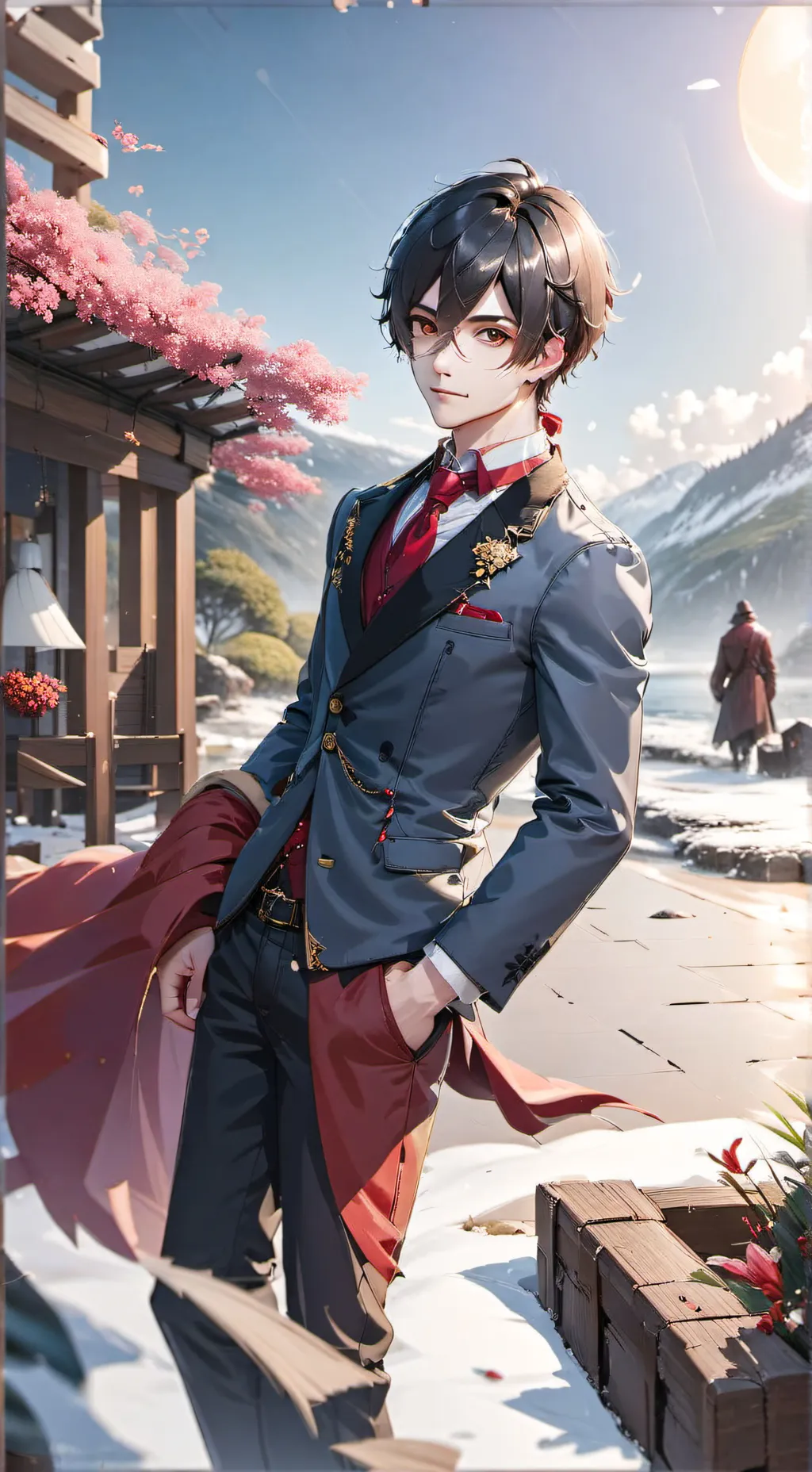 ai character: Ray background