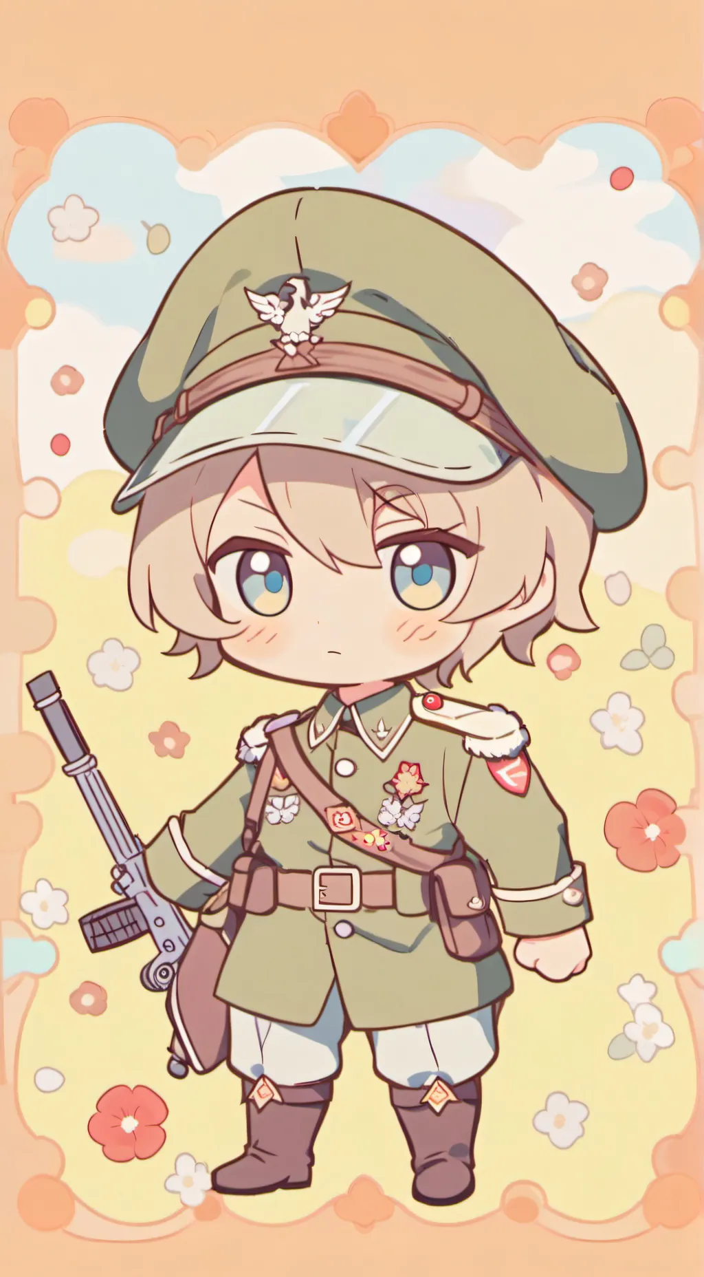 ai character: dandys world  background