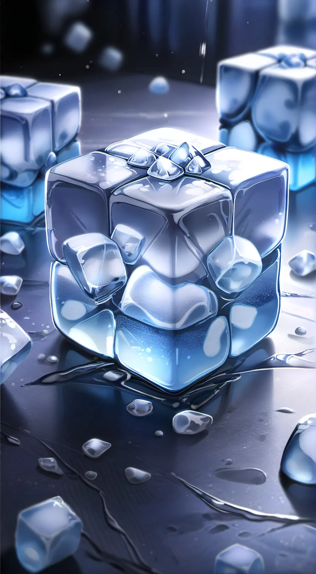 ai character: Device cooler background