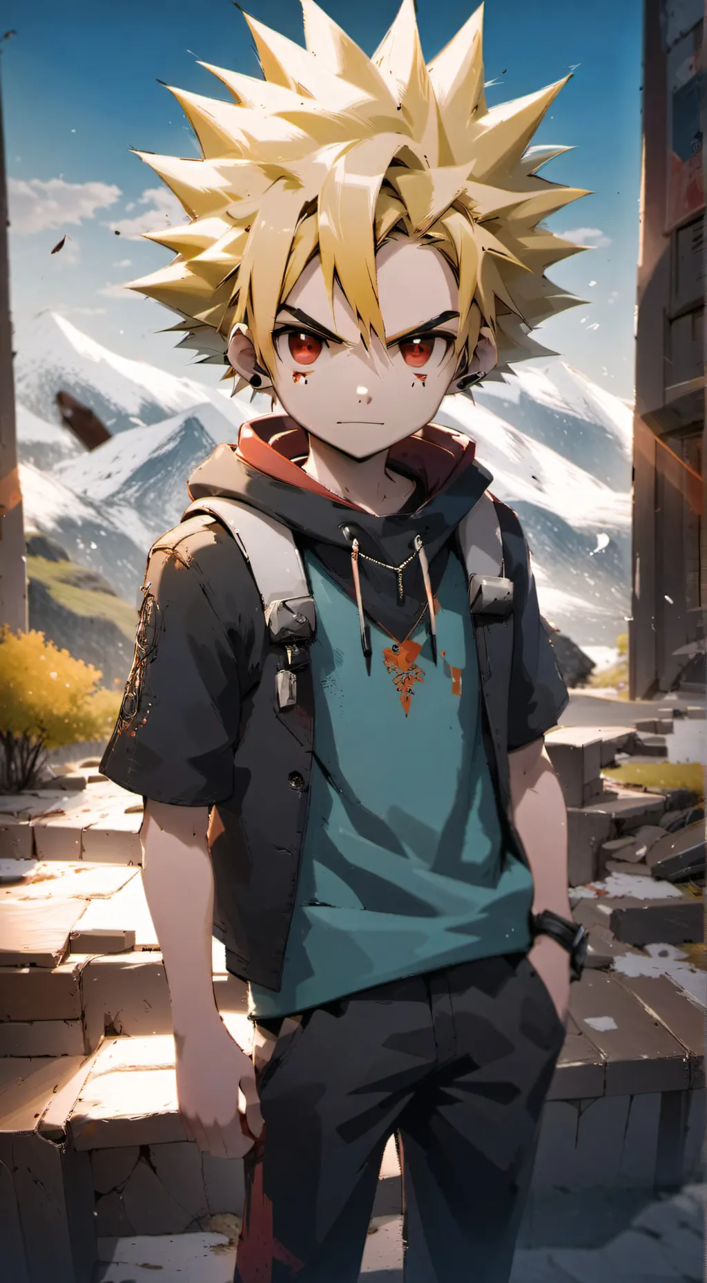 ai character: Bakugo childhood background