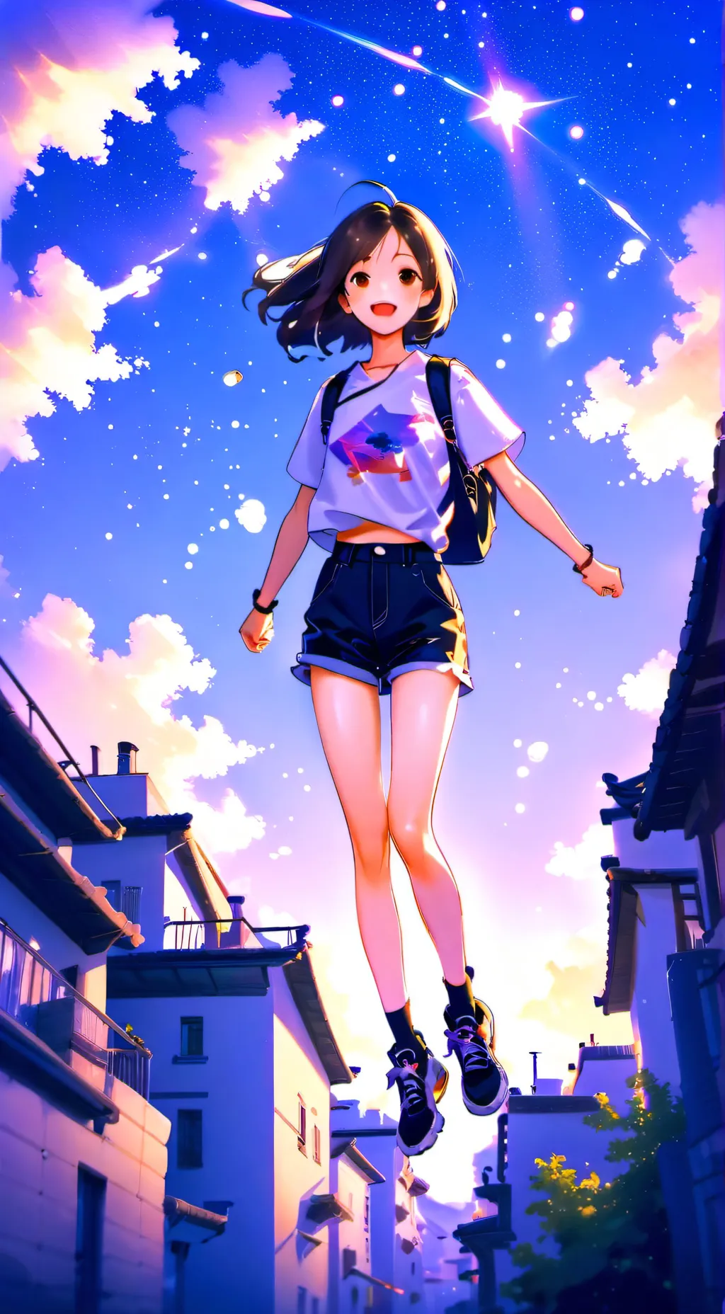 ai character: Lucky background