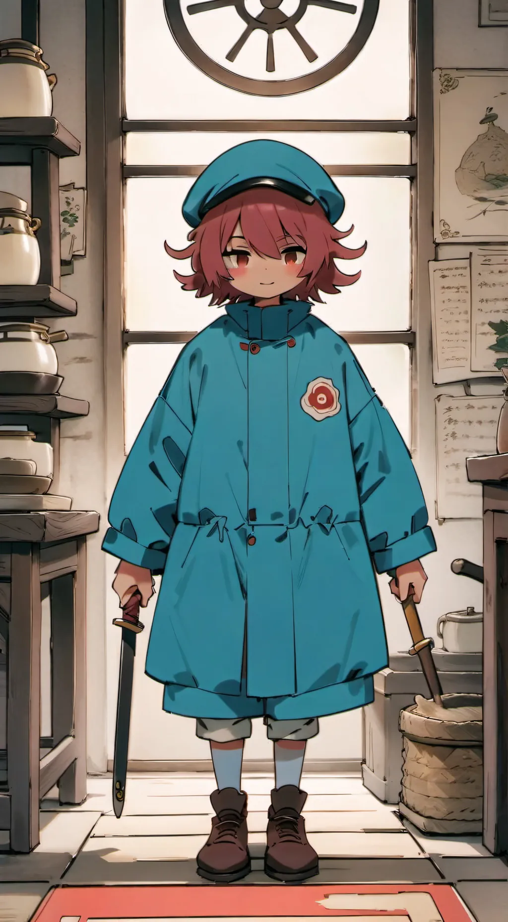 ai character: Alice x u background