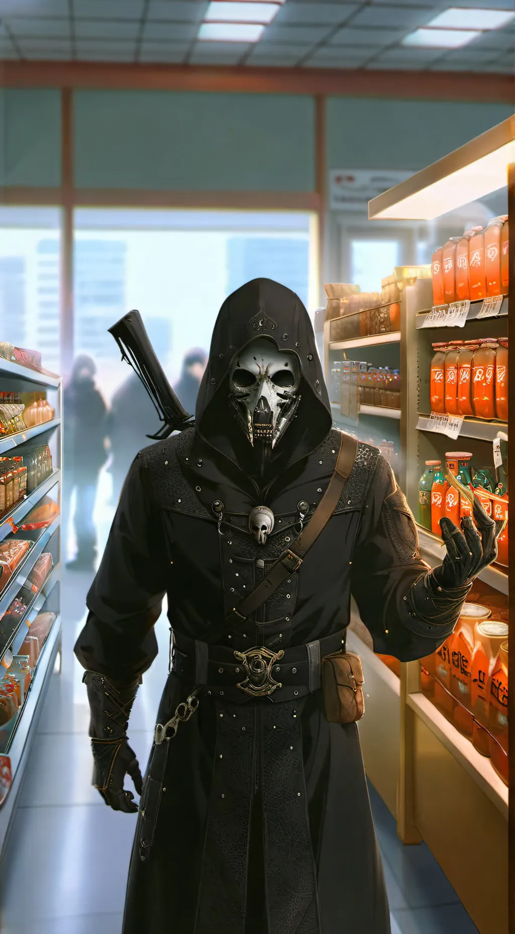 ai character: крик background