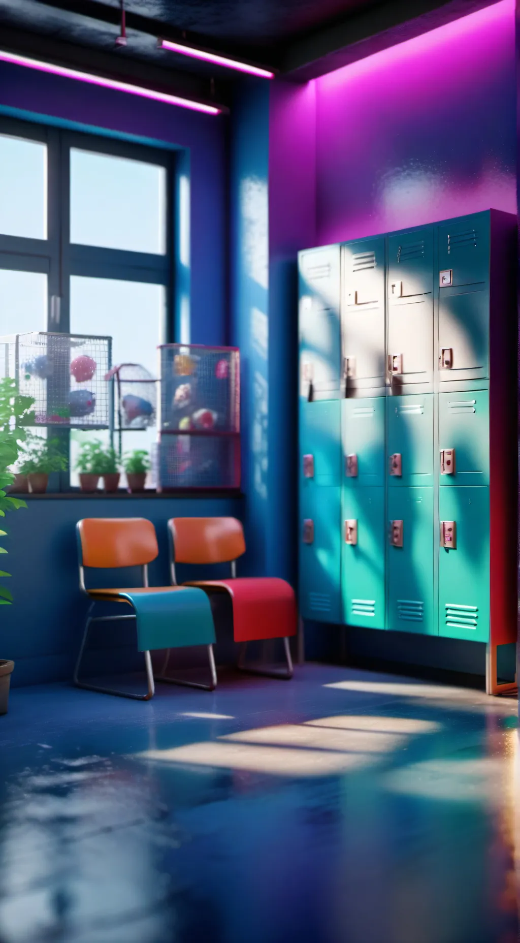 ai character: zodiac school background