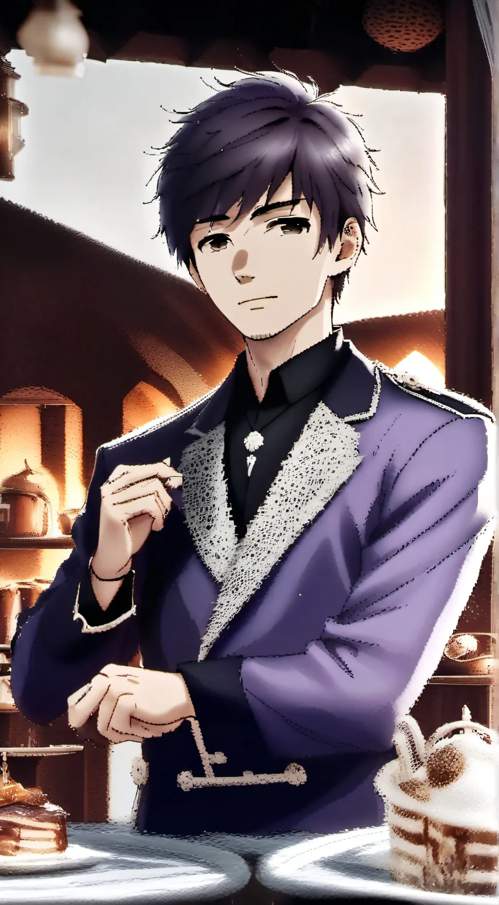 ai character: Парень background