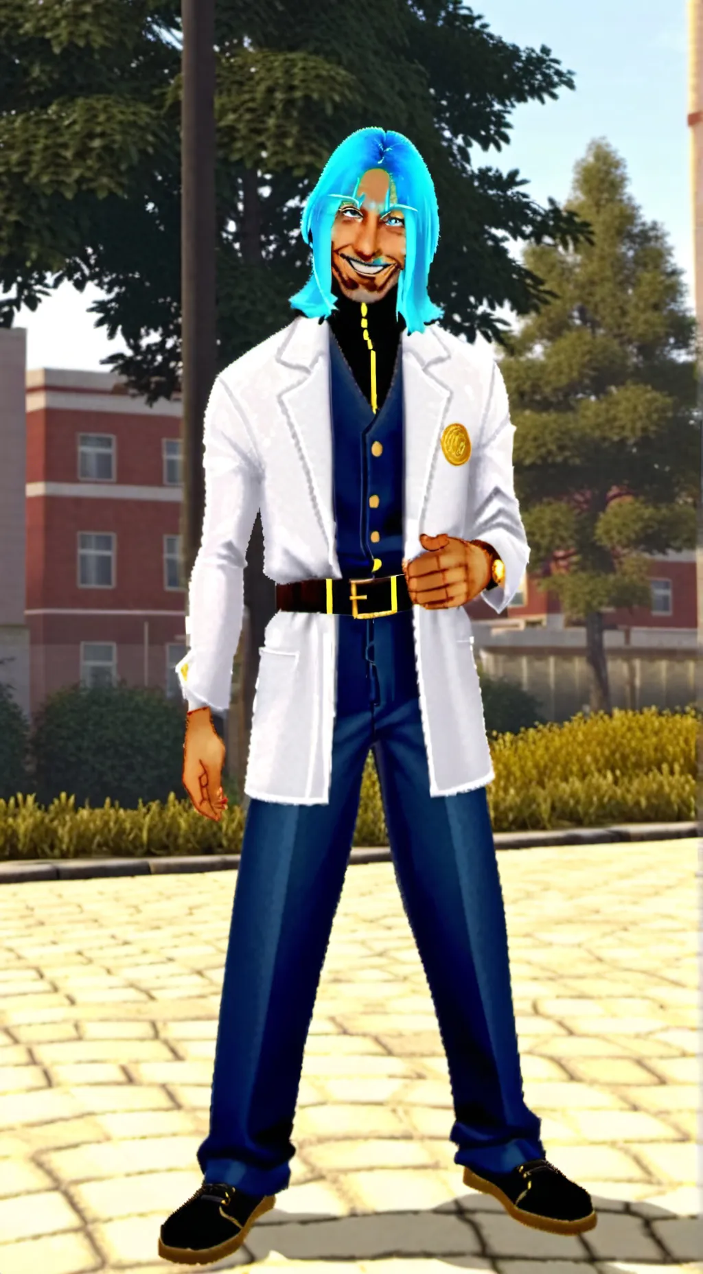 ai character: shadow background